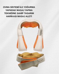 Ovmalı Isıtmalı Masaj Aleti – Boyun, Sırt, Bel, Omuz ve Bacak Için