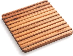 Trivet, 2'li Set Akasya Ahşap Bulaşıklık