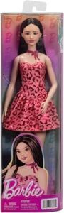 Büyüleyici Parti Bebekleri Fashionistas Pembe Leopar Elbise JJN59