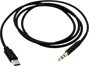 19288 Type-C To 3.5mm Aux Ses Kablosu Telefon ve Laptop Uyumlu 1 Metre Type-C Portuna Sahip Tüm Akıllı Telefonlar, Tabletler ve Dizüstü Bilgisayarlar