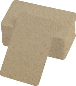 Boş Kelime Kartları 5x8 cm - 50 Adet Oval Kenarlı | Tabu & Not Kartları - Kraft