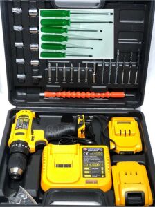 Darbeli Kablosuz Matkap 21 Watt 20 Volt Anahtarsız Mandren 2 Akü 2 Yıl Garantili Set