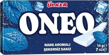 Oneo Slims Yeşil Naneli Sakız, 14 gr