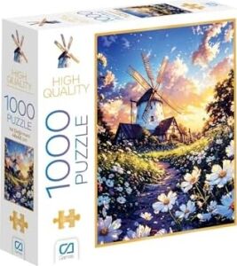 Yel Değilmeni 1000 Parça 2,2mm Kalınlık 48X68CM Profesyonel Hobi Puzzle Yapboz Serisi