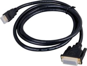 12002 HDMI Erkek - DVI Erkek 24+1 Gold Uçlu 1.5 Metre Kaliteli, Uzun Ömürlü Kullanım HDMI DVI Kablo