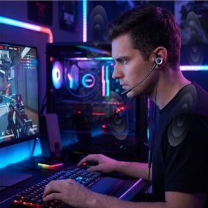 RM-K21 Superb 3,5mm Gaming Siyah Kulak Içi Mikrofonlu Kulaklık
