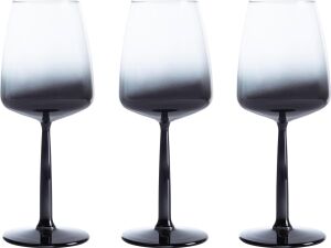 Lora 3'lü Kadeh Seti -Füme 430 ml