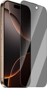 iPhone 16 Pro Max ile Uyumlu  Ultra-Thin Serisi Tmq 0.15MM Hd 3D Cam Ekran Koruyucu Uygulamalı Şeffaf