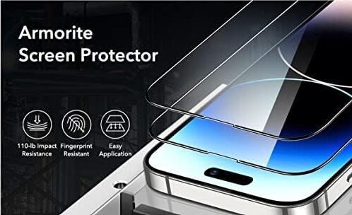 Apple iPhone 14 Için Ekranı Tam Kaplayan Cam 5d Ekran Koruyucu Kırılmaz Cam Full Cover Tam Koruma