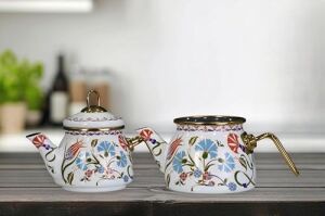 Defne Mini Model Emaye Çaydanlık