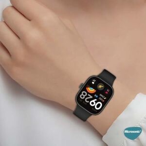 Xiaomi Redmi Watch 4 Için Kordon Silicone Sport Band Siyah