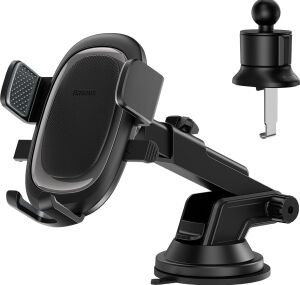 Ultracontrol Pro Serisi Clamp-Type Araç Içi Telefon Tutucu Set Cluster, Siyah
