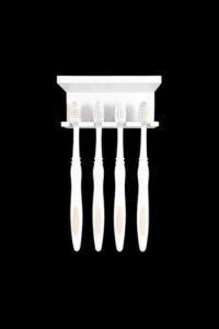 Usin Yapışkanlı Çok Amaçlı Diş Fırçası Asacağı Askılığı Askılık Diş Fırçalık Banyo Organizer (Beyaz)