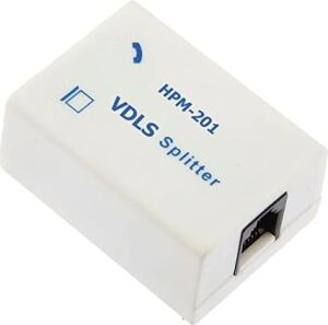Px-Vdsl2 Adsl Vdsl Vdsl2 Splitter Telefon Ayırıcı, RJ11 Dsl Modem ve Sabit Telefon Hat Ayırıcı, Internet Telefon Sinyal Bölücü Filtre Adaptörü