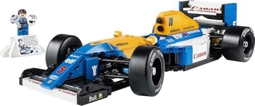 Williams Racing FW14B ve Nigel Mansell 10353 – Yetişkinler Için Sürücü Figürü, Kupa ve Sergileme Standı Içeren Model Yapım Seti – Kadınlar ve Erkekler Için Hediye Fikri (797 Parça)