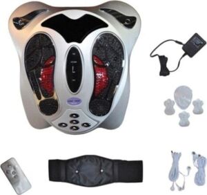 Masaj Kemeri Tens Masaj Cihazı Vücut Bel Ayak Bacak Için Gri Renkli Masaj Aleti - Spor & Outdoor