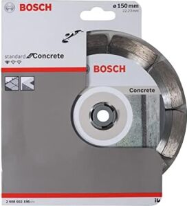 Professional Accessories Concrete Için Elmas Kesim Diski Standartı, 150 x 22,23 x 2 x 10 Mm, 1-Pack, 2608602198