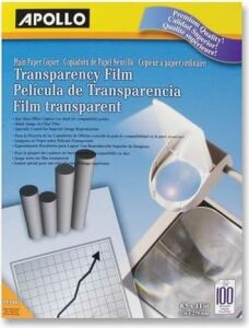 Acco Brands Fotokopi Şeffaf Folyo, Şeffaf Üzerine Siyah, 100 Yaprak/paket (VPP100CE)