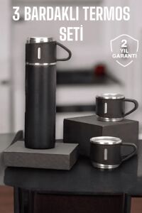 500 ml Kapasiteli Taşınabilir Basınçlı Termos Seti Günlük Kullanım Için Ideal