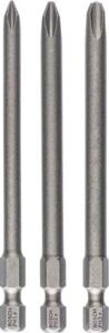 Pro 3 Parça.-Set Ekstra Sert Tornavida Ucu Phillips Vidalar-(Uzunluk: 89 Mm)
