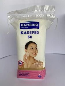 50'li Kare Makyaj Temizleme Pamuğu