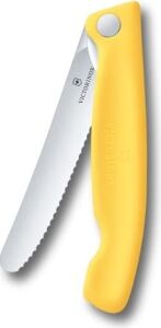 Swiss Classic 11CM Tırtıklı Piknik Bıçağı, Sarı