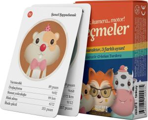 Seçmeler – Strateji Kart Oyunu | 3 Farklı Oyun Modu, Doğru Kartı Iste, Beş Karakteri Topla, Oyunu Kazan | 2-10 Oyuncu 6+ Yaş | Kart Takip Odaklı Eğlence