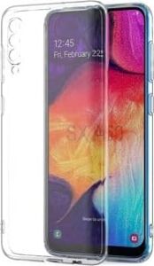 Galaxy A50 ile Uyumlu Kılıf Şeffaf Silikon Kamera Korumalı 3D