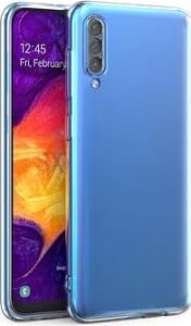 Galaxy A50 ile Uyumlu Kılıf Şeffaf Silikon Kamera Korumalı 3D