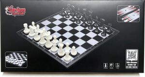 VRD10661 Katlanabilir Satranç Tavla ve Dama Seti