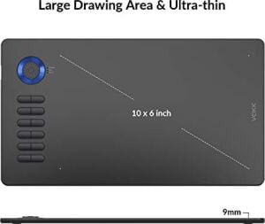 A15 Pro 10X6'' 8192 Level 5080 Lpı Grafik Tablet + Kalem