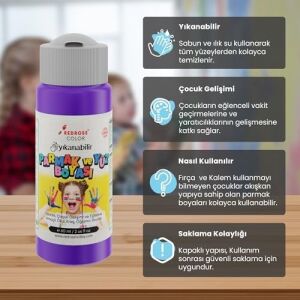 Mor Parmak Boyası 60ML