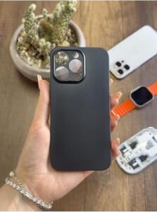 Süper Ince Mat Ultra Thin Silikon Kılıf Siyah iPhone 13 Pro ile Uyumlu