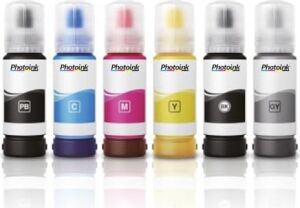 Photoink Plus L Serisi Muadil Mürekkepleri, Epson 103 Ecotank Photoink 4 Renk Set Mürekkep L6290 L6270 L6260 L4266 L4260 L6276 L6190 L6170 L6160 L4160 L4150 L14150 Uyumlu