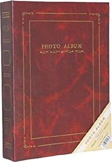 13X18CM 200 Fotoğraf Kapasiteli Ciltbezli Lüks Fotoğraf Albümü (Bordo)