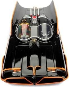 Jada, 9398259314R00, Batman 1966 Classic Batmobile Model Aracı, Serbest Tekerlek, Die-Cast (Metal), Açılabilen Parçalar (Kapı), 22 Cm, 1:24