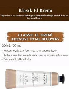Hand Cream El Kremi Intensive Total Recovery Onarıcı Yoğun Nemlendirici 30 ml