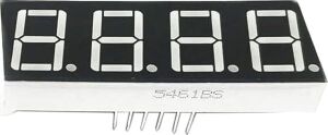 14MM 4'lü Ortak Anot Display - Kırmızı