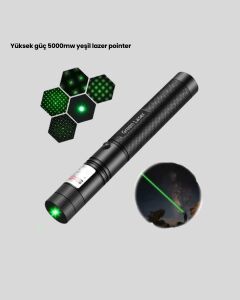 Profesyonel Kullanım Için 5000MW Yeşil Lazer Işaretleyici
