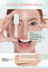 By Pastel Cover Perfect Concealar SPF30 Ultra Kapatıcı, 306 Caramel