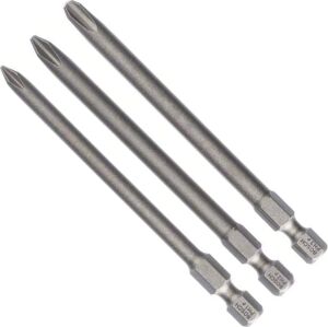 Pro 3 Parça.-Set Ekstra Sert Tornavida Ucu Phillips Vidalar-(Uzunluk: 89 Mm)