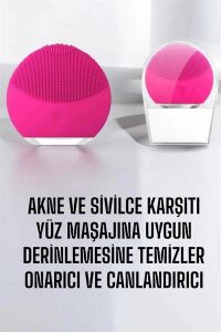 Yüz Temizleme ve Masaj Aleti Tüm Cilt Tipleri Için Uygun, Kan Dolaşımını Artıran Yeni Nesil