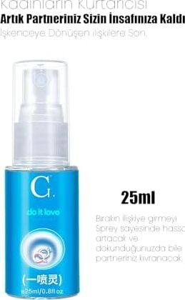 - Hızlı Boşalma Sağlayıcı Sprey - Erkek Zevk Artırıcı Hassasiyet Spreyi - Ejaculation Spray - 25ML