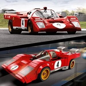 Speed Champions 1970 Ferrari 512 M 76906-8 Yaş ve Üzeri Çocuklar Için Harika Bir Yarış Arabası Modeli Yapım Seti (291 Parça)