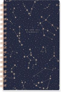 Frınge Studıo Püsküllü Imza Spiral Defter, 160 Çizgili Sayfa, 16 x 22 Cm, Yıldız Sanatı (896048)