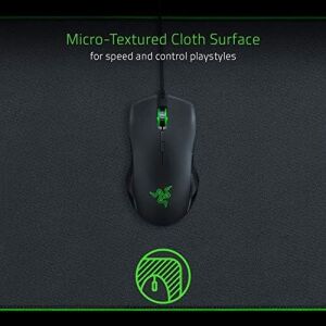 Razer Goliathus Extended Chroma - Rgb Aydınlatmalı Ekstra Büyük Yumuşak Xxl Oyun Faresi Altlığı (Kablo Tutucu, Kumaş Yüzey, Kapitone Kenar, Tüm Fareler Için Optimize Edilmiş) Siyah